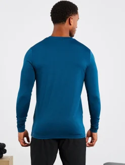 Hybrid Everyday Long Sleeve Blue Marl