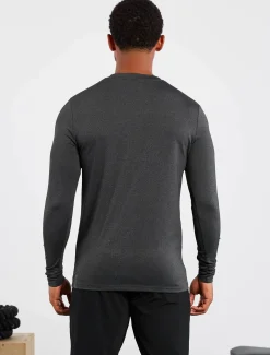Hybrid Everyday Long Sleeve Black Marl