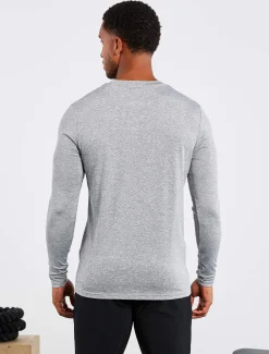 Hybrid Everyday Long Sleeve Grey Marl