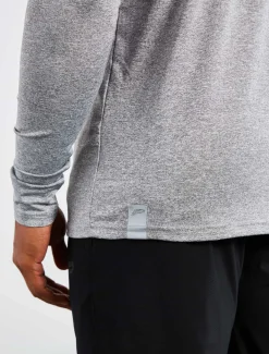 Hybrid Everyday Long Sleeve Grey Marl