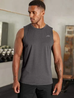 Hybrid Everyday Tank Black Marl