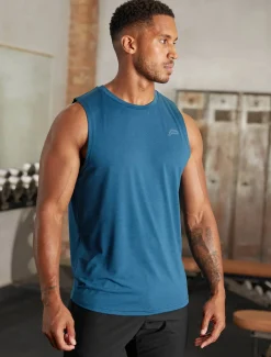Hybrid Everyday Tank Blue Marl