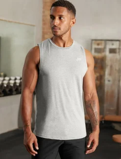 Hybrid Everyday Tank Grey Marl