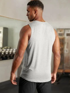 Hybrid Everyday Tank Grey Marl