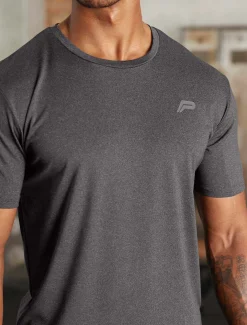 Hybrid Everyday T-Shirt Black Marl
