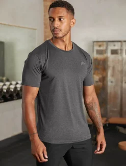 Hybrid Everyday T-Shirt Black Marl