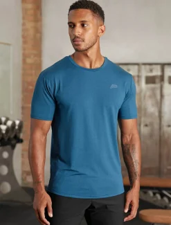 Hybrid Everyday T-Shirt Blue Marl