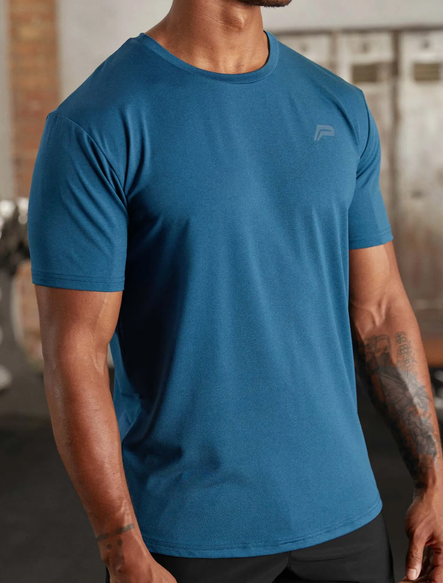Hybrid Everyday T-Shirt Blue Marl