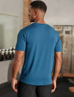 Hybrid Everyday T-Shirt Blue Marl