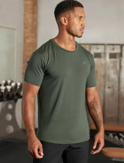 Hybrid Everyday T-Shirt Olive Marl
