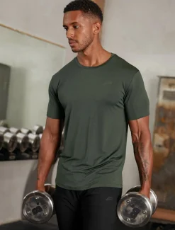 Hybrid Everyday T-Shirt Olive Marl