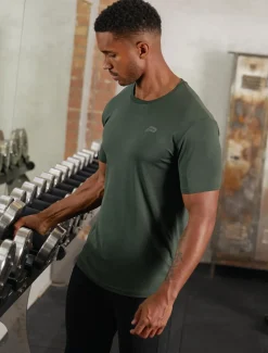 Hybrid Everyday T-Shirt Olive Marl