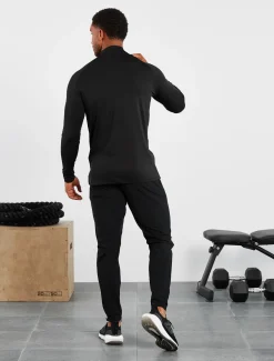 Hybrid Everyday 1/4 Zip Black