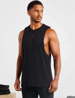 Icon Drop Arm Tank Black