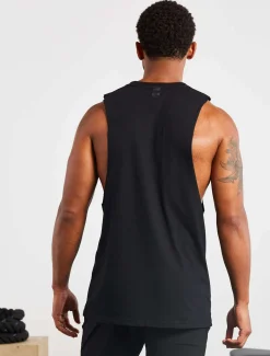 Icon Drop Arm Tank Black