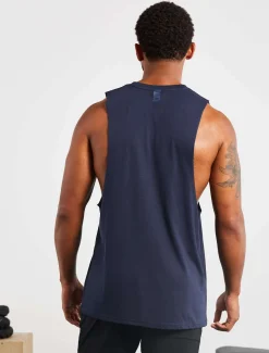 Icon Drop Arm Tank Navy