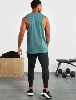 Icon Drop Arm Tank Teal