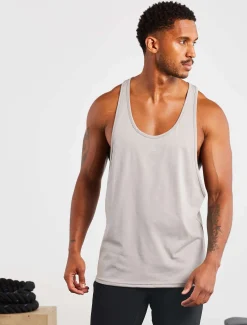 Icon Stringer Vest Chalk Grey