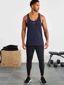Icon Stringer Vest Navy