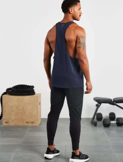 Icon Stringer Vest Navy