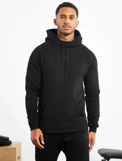 Icon Tapered Hoodie Black