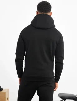 Icon Tapered Hoodie Black