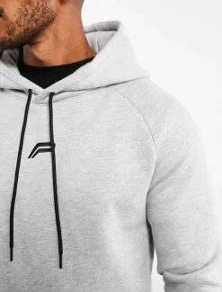 Icon Tapered Hoodie Heather Grey