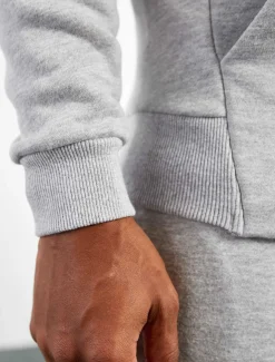 Icon Tapered Hoodie Heather Grey
