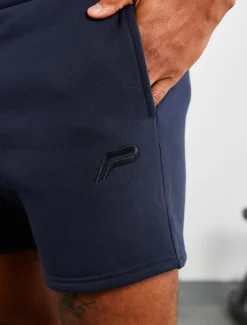 Icon Tapered Shorts Dark Navy