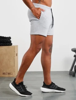 Icon Tapered Shorts Heather Grey