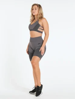 Impulse Seamless Shorts Slate Grey