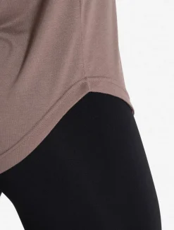 Lightweight Oversized Gym Tank Neutral Brown