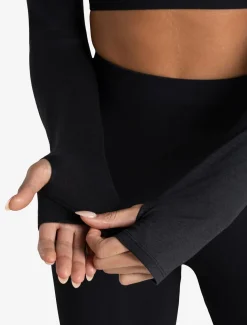 Long Sleeve Shrug Black