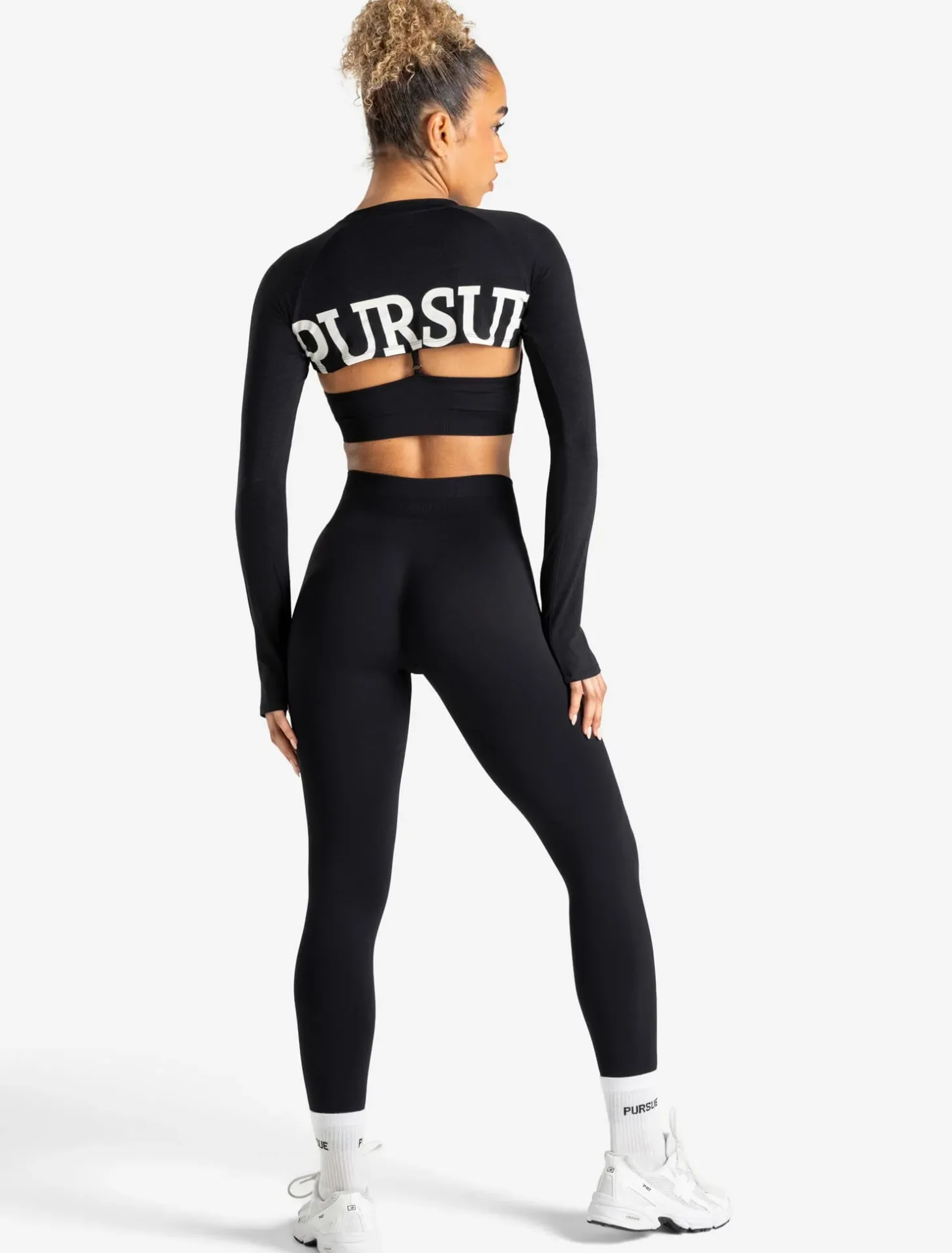 Long Sleeve Shrug Black