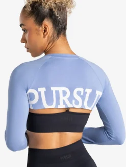 Long Sleeve Shrug Blue