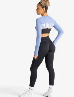Long Sleeve Shrug Blue