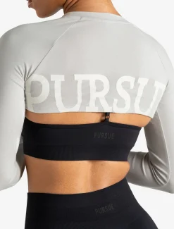 Long Sleeve Shrug Grey