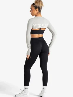 Long Sleeve Shrug Grey