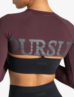 Long Sleeve Shrug Raisin