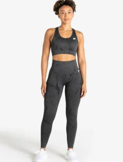 Marble Seamless Leggings Shadow Grey