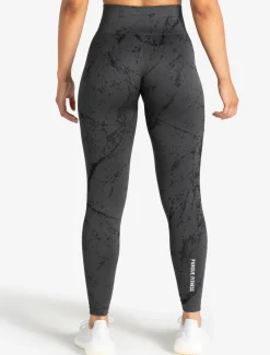 Marble Seamless Leggings Shadow Grey