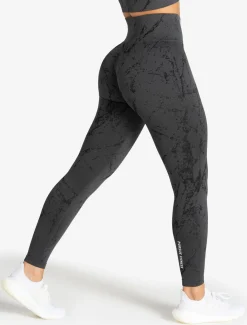 Marble Seamless Leggings Shadow Grey