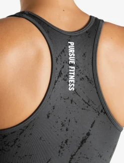 Marble Seamless Sports Bra Shadow Grey