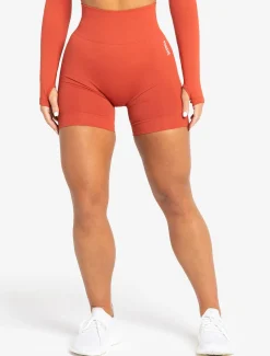 Move Seamless Shorts Burnt Red