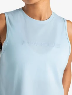 Open Back Full Length Vest Baby Blue