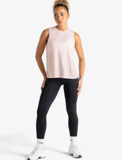 Open Back Full Length Vest Ballet Pink