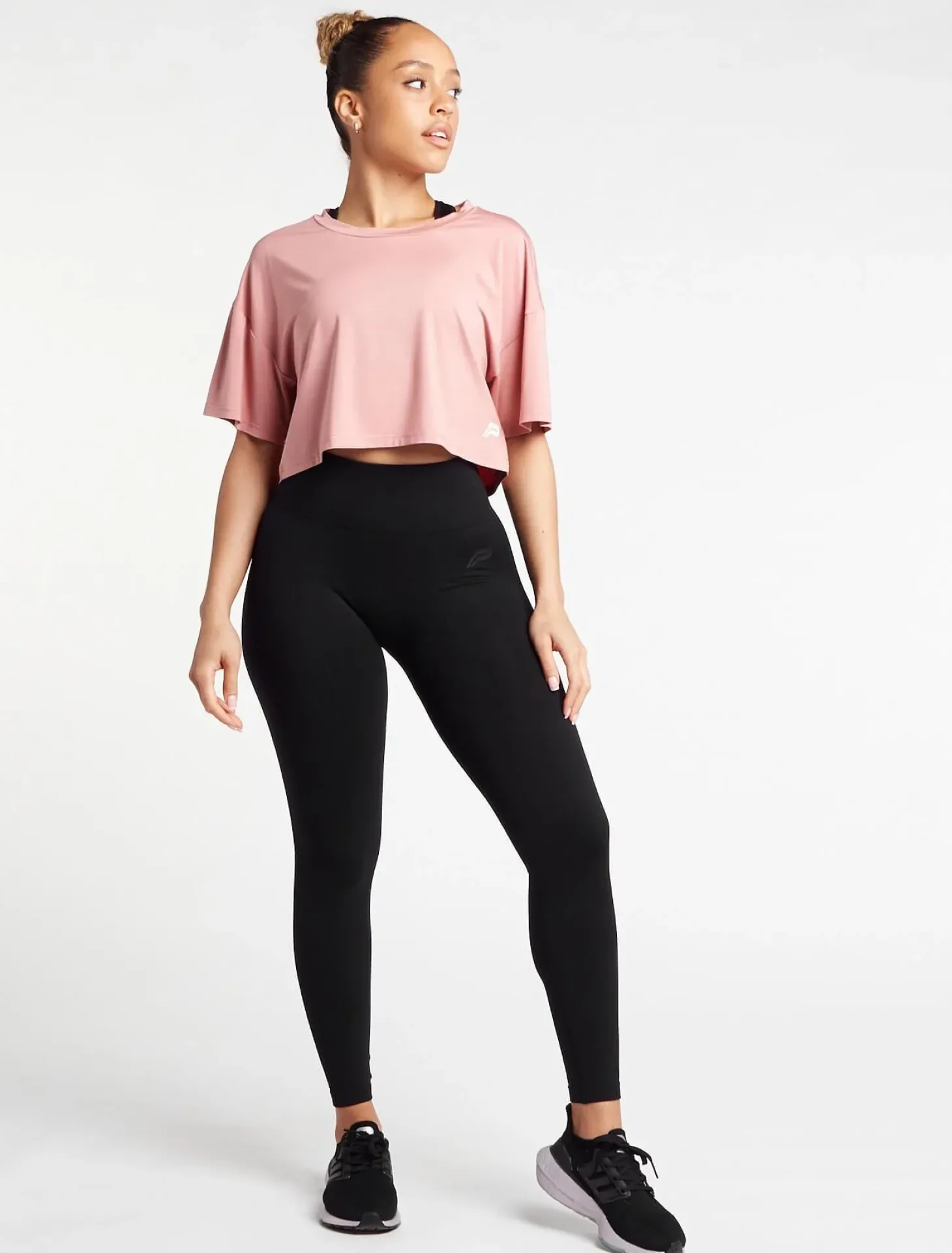 Oversized Crop T-Shirt Dusky Pink