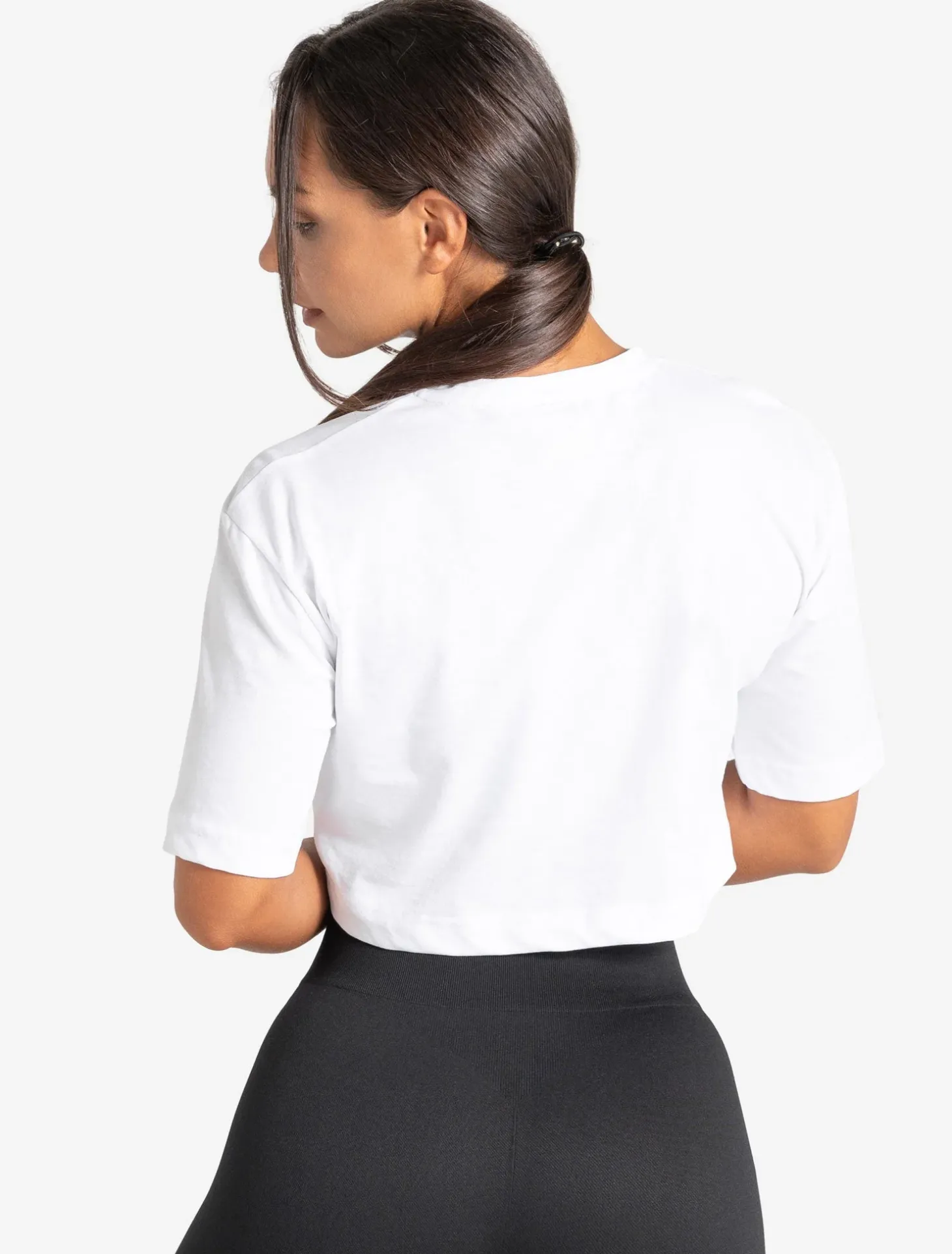 Oversized Crop T-Shirt White