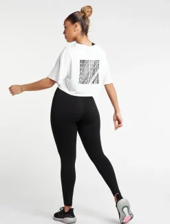 Oversized Crop T-Shirt White