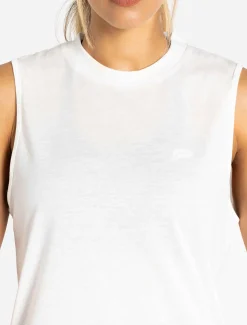 Oversized Graphic Tank White